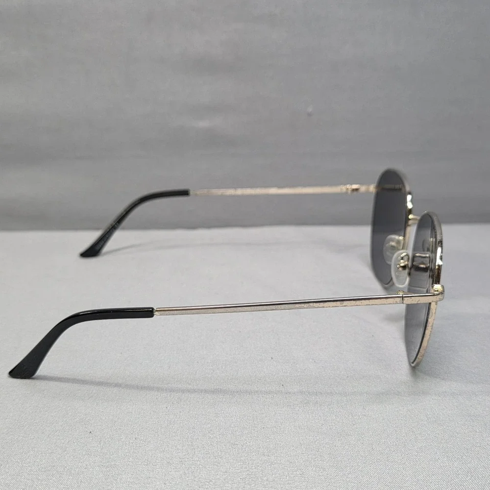 Quay Australia Gold Frame Black Lens Sunglasses